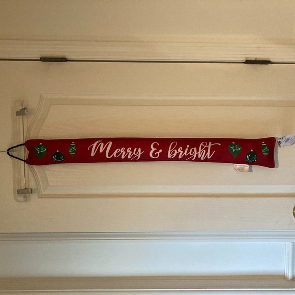 Draft Blocker "Merry & Bright"- NWT - Picture 1 of 6